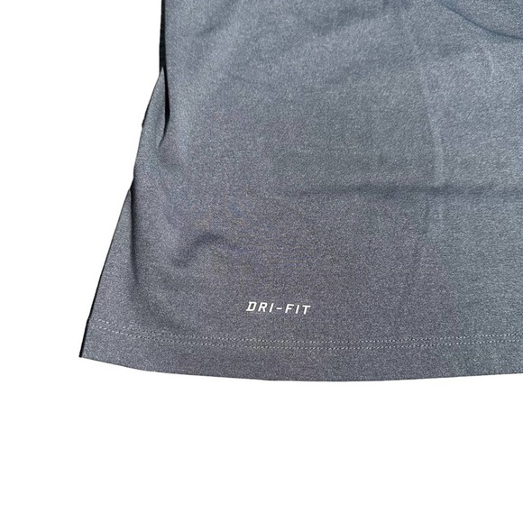 Nike Pro Combat Dri Fit T Shirt Womens Fitted Lightweight Gray Extra Small - Picture 2 of 10